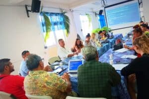 Rencontre avec Moana Greig et les directions des écoles de la circonscription éducative de Arue – Mahina – Hitia’a o te ra Rencontre avec Moana Greig et les directions des écoles de la circonscription éducative de Arue – Mahina – Hitia’a o te ra