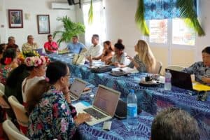 Rencontre avec Moana Greig et les directions des écoles de la circonscription éducative de Arue – Mahina – Hitia’a o te ra Rencontre avec Moana Greig et les directions des écoles de la circonscription éducative de Arue – Mahina – Hitia’a o te ra