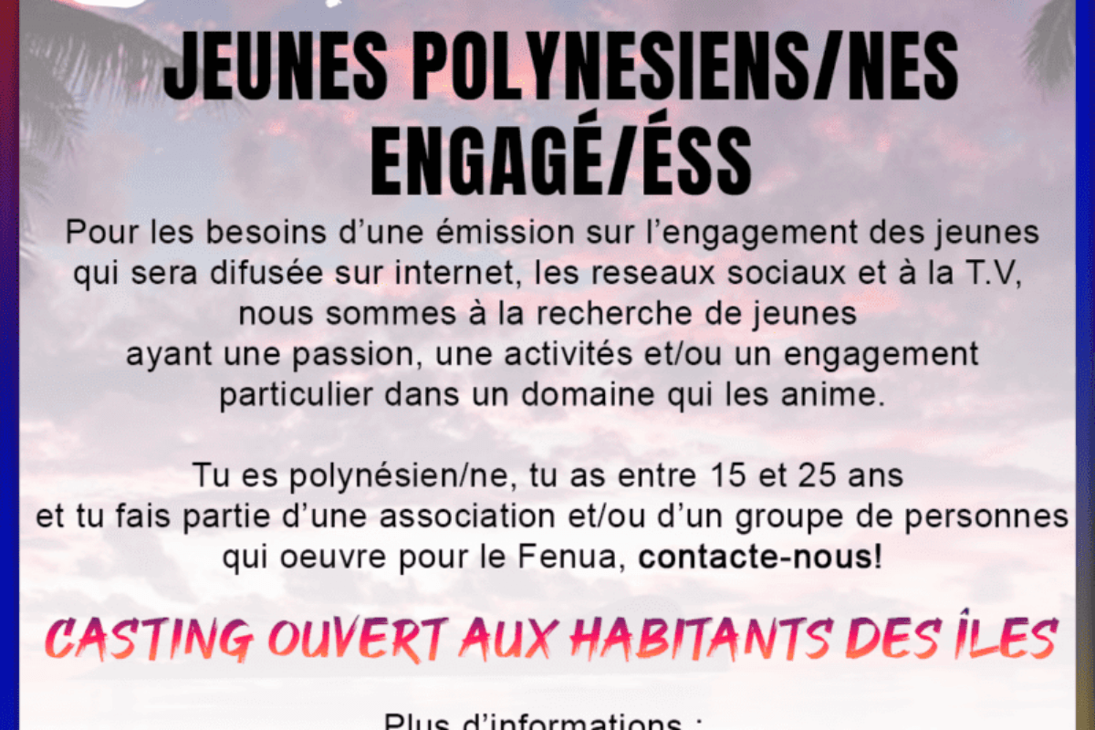 APPEL à CASTING Taure’Action Saison 2